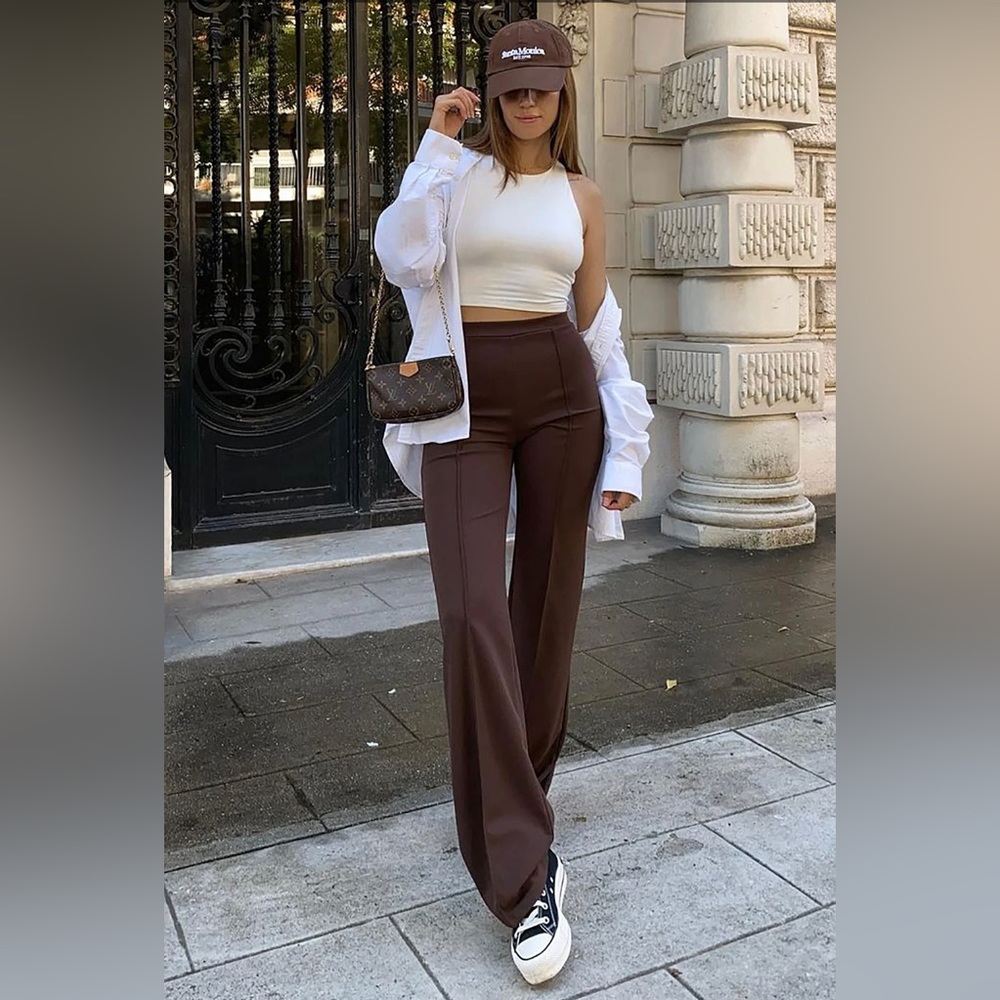 Fashion Nova Victoria High Waisted Dress Pants